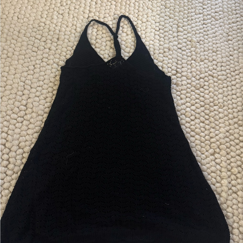 Lulu's Black Crochet CoverUp - Picture 4 of 4